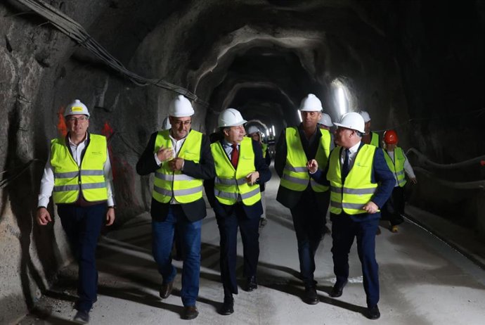Visita a las obras del túnel del Huesna