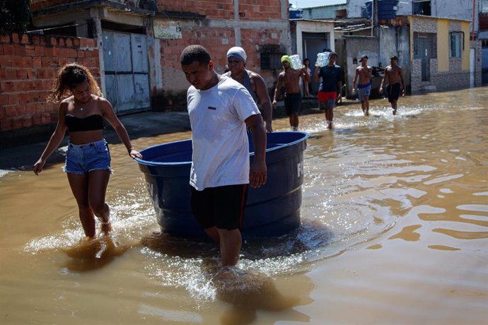 Archivo - Inundaciones en Río de Janeiro (imagen de archivo).