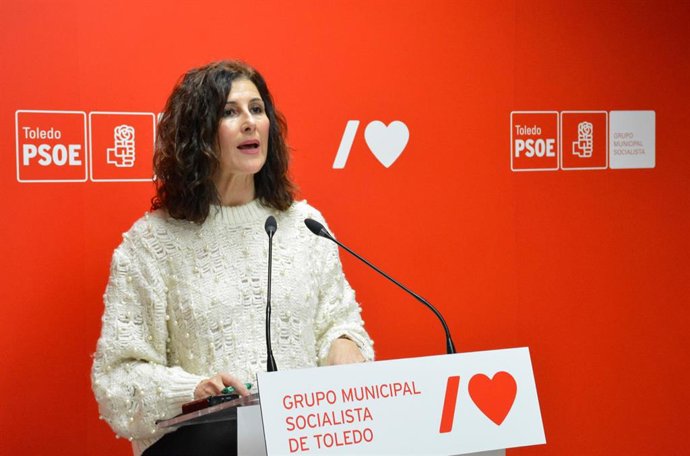 La viceportavoz del Grupo Municipal Socialista en Toledo, Nuria Garrido.