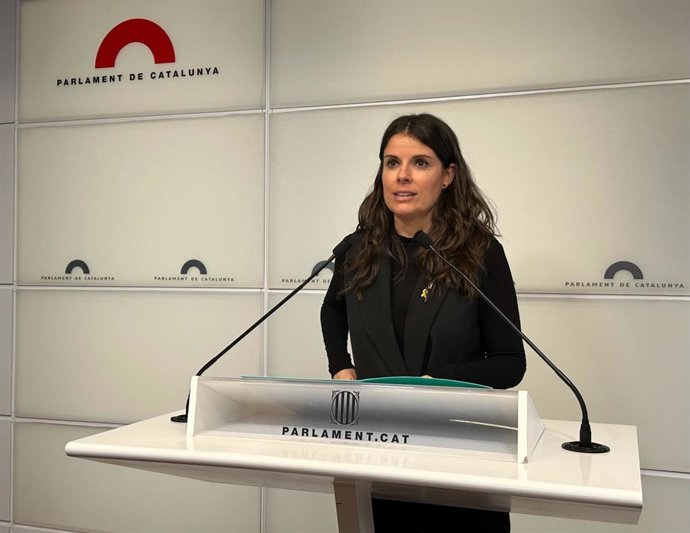 La portavoz de Junts en el Parlament, Mònica Sales