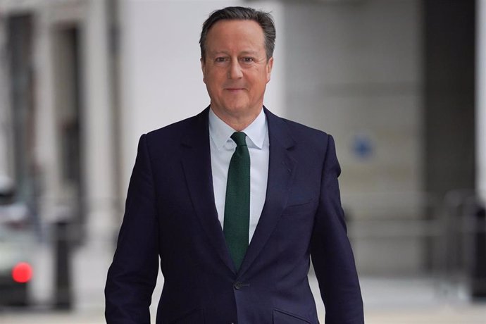 Archivo - El ministro de Exteriores británico, David Cameron. 