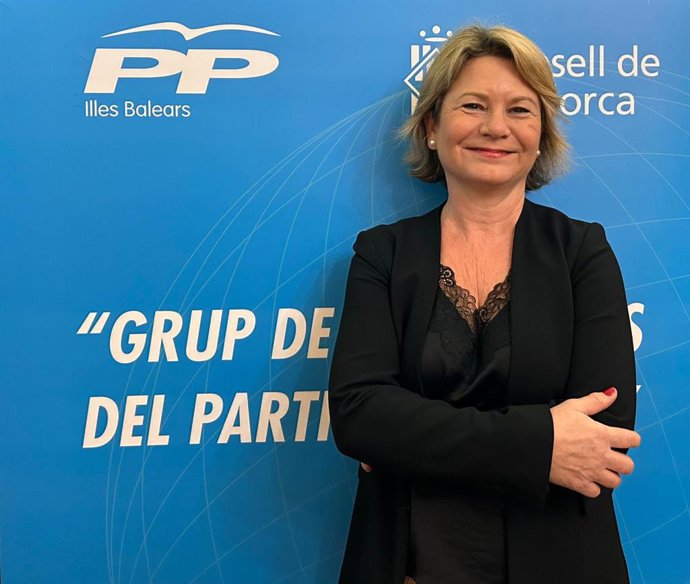 La portavoz del PP en el Consell de Mallorca, Núria Riera.