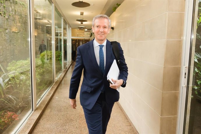 Rueda, antes del Consello de la Xunta.