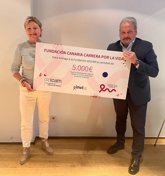 Foto: GEICAM recibe una donación de 5.000 euros para avanzar en el conocimiento del cáncer de mama en el varón