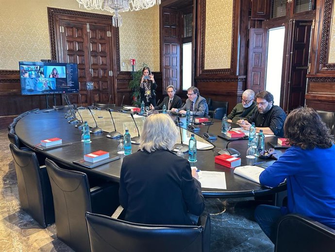 Reunió de la Mesa del Parlament
