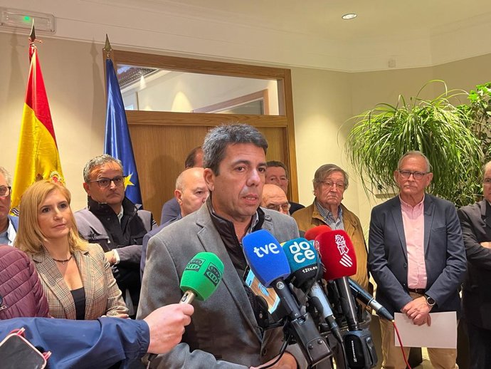 El president de la Generalitat, Carlos Mazón