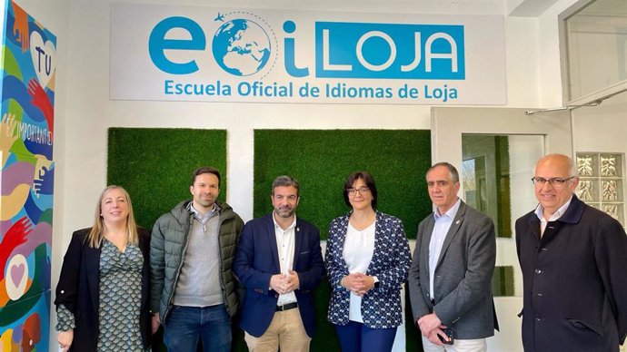 Visita a la Escuela Oficial de Idiomas de Loja.