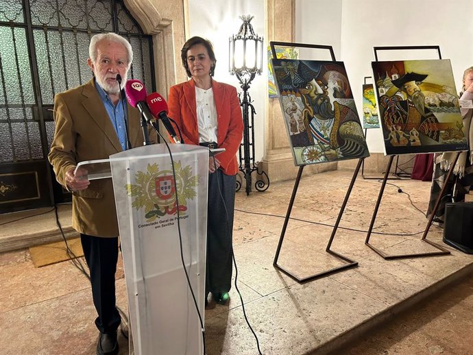 Inauguración de la exposición pictórica 'Los Navegantes' / 'Os Navegadores'.