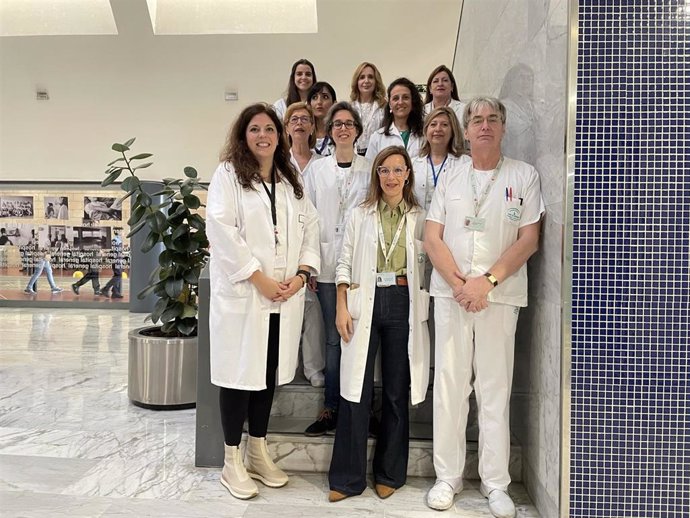 El equipo de Neurofisiología del Hospital Universitario Reina Sofía de Córdoba.