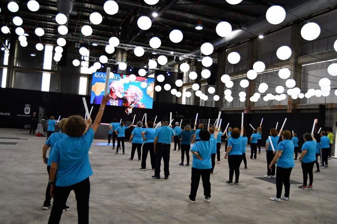 Actividad en la Feria de los Mayores de Extremadura.