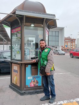 Sergio Sancho Casado, vendedor de la ONCE que ha repartido fortuna