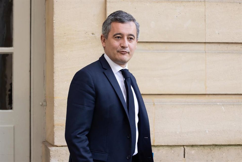 Archivo - El ministro del Interior, Gérald Darmanin
