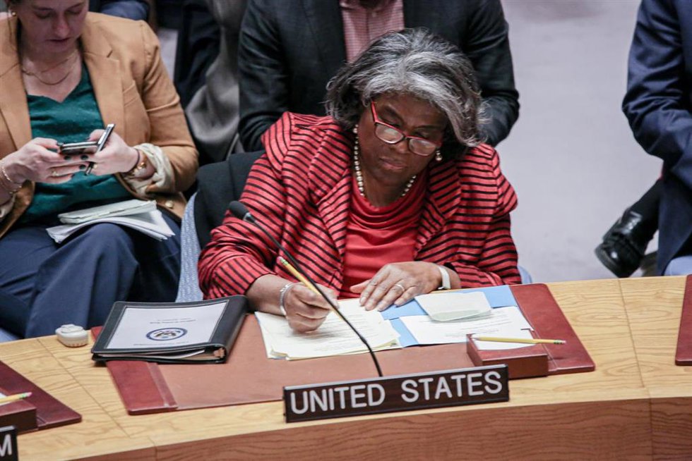 Archivo - La representante de Estados Unidos ante Naciones Unidas, Linda Thomas-Greenfield