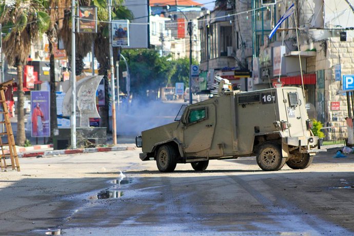 Archivo - El Ejército de Israel en Yenín, en Cisjordania