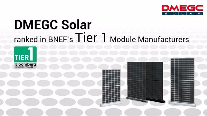 DMEGC Solar ranked again in BNEF’s Tier 1 Module Manufacturers List