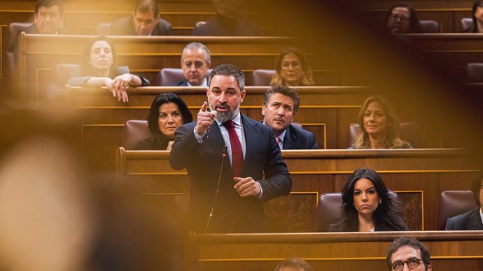 Santiago Abascal en el Congreso.