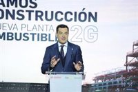 Moreno afirma que Andalucía "está lista" para "transformar el mundo" y ser "la productora de energías limpias de Europa"