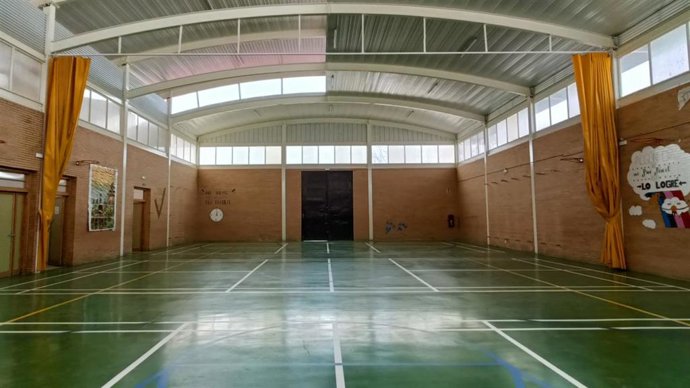 Gimnasio del IES Don Diego de Bernuy de Benamejí.