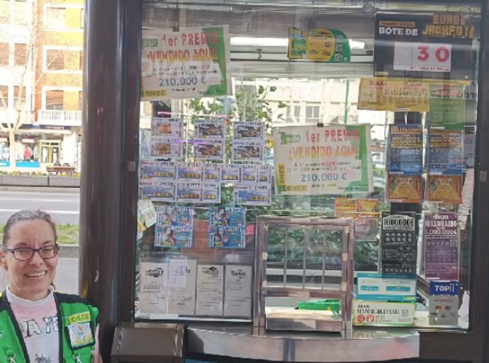 El Cupón Diario de la ONCE reparte 210.000 euros en Valladolid