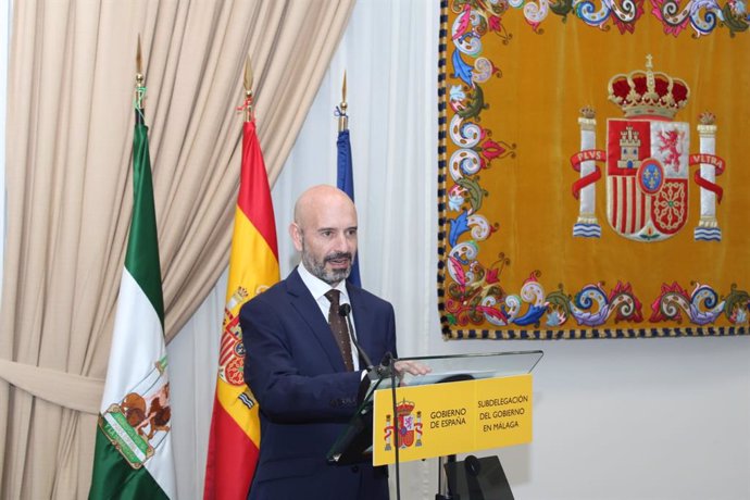 El subdelegado del Gobierno de España en Málaga, Javier Salas.