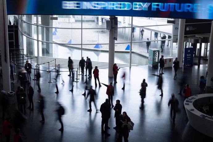 Archivo - Una imagen del Mobile World Congress (MWC) 2023