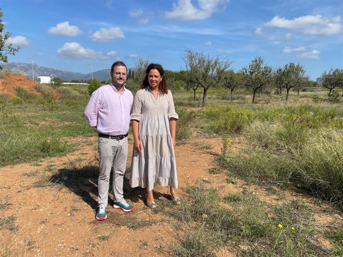 Archivo - El portavoz socialista en Marratxí, Miquel Cabot, y la portavoz del Grupo Socialista en el Consell de Mallorca, Catalina Cladera.