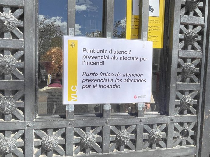 L'Ajuntament de València habilita un punt d'atenció a Tabaquera