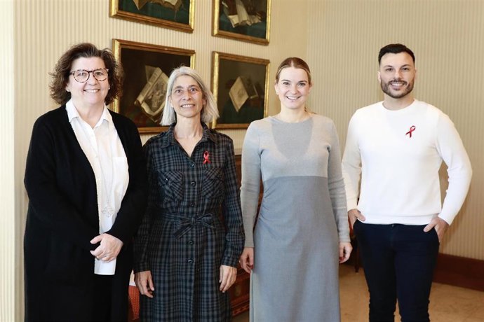 Prohens recibe en audiencia a representantes de la Asociación de Lucha Antisida (ALAS).