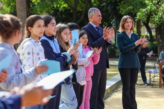 Sanz en el acto del Prado