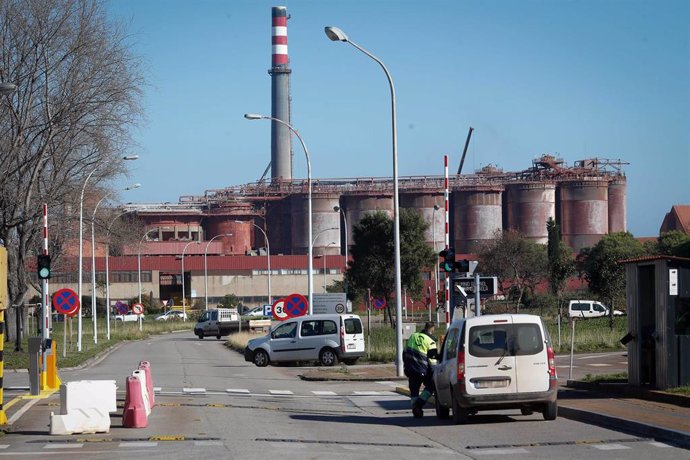 La fábrica de Alcoa-San Cibrao, a 24 de enero de 2024, en San Cibrao, Lugo, Galicia (España). 
