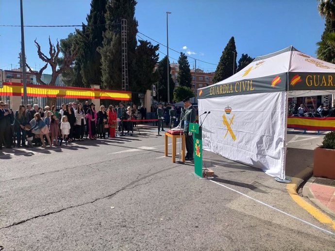 El coronel Francisco Pulido toma posesión como jefe de la 5 Zona de la Guardia Civil
