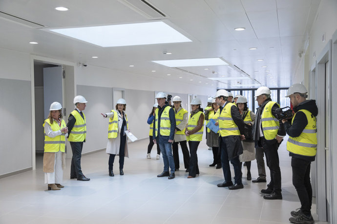Iñigo Urkullu y Gotzone Sagardui visitan el nuevo centro.