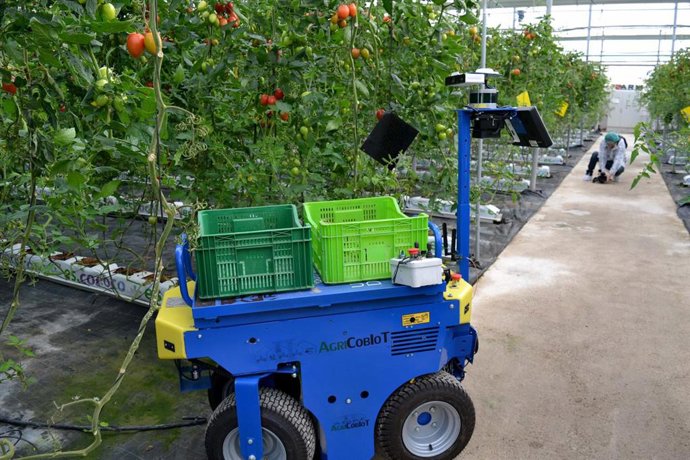 Uno de los robots de la instalación