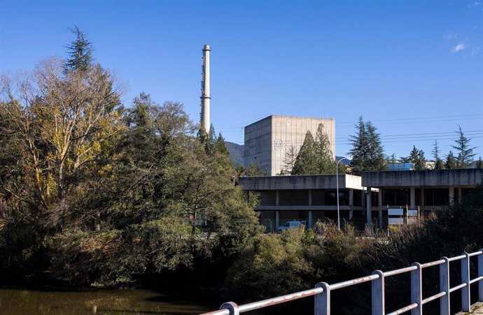 Archivo - Exterior de la central nuclear de Santa María de Garoña,