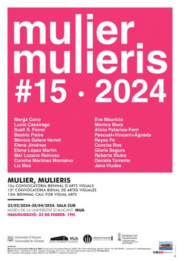 '15 Convocatria Biennal D'Arts Visuals Mulier, Mulieris' Del Museu De la Universitat D'Alacant (MUA)