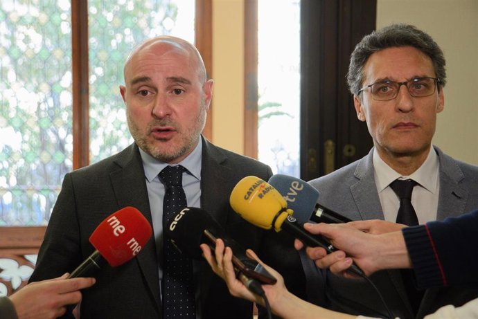 El delegado del Gobierno en Catalunya, Carlos Prieto, este viernes