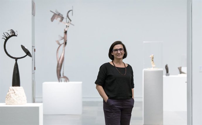 Archivo - La ex directora del Instituto de Valencia de Arte Moderno (IVAM), Nuria Enguita. 
