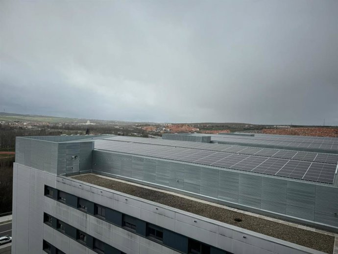 Placas solares en el Hospital de Salamanca