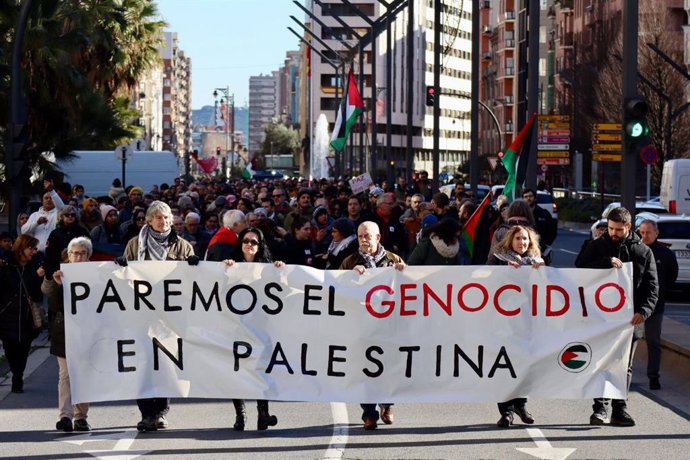 La solidaridad con el pueblo palestino volverá a las calles de Logroño con una nueva manifestación este domingo