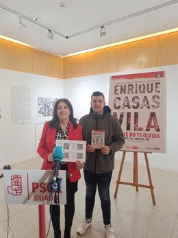 Belén Porcel y Pablo Aranda, del PSOE