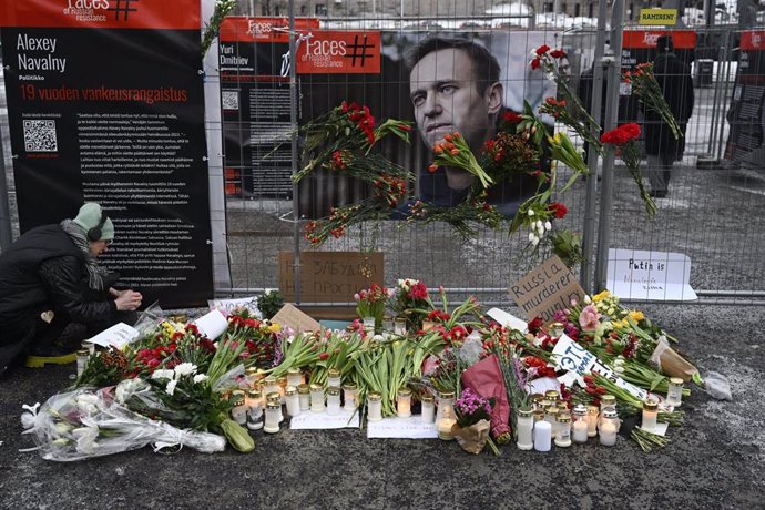Un memorial para recordar al disidente ruso Alexei Navalni