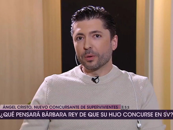 Ángel Cristo Jr. Durante la emisión de '¡De Viernes!'.