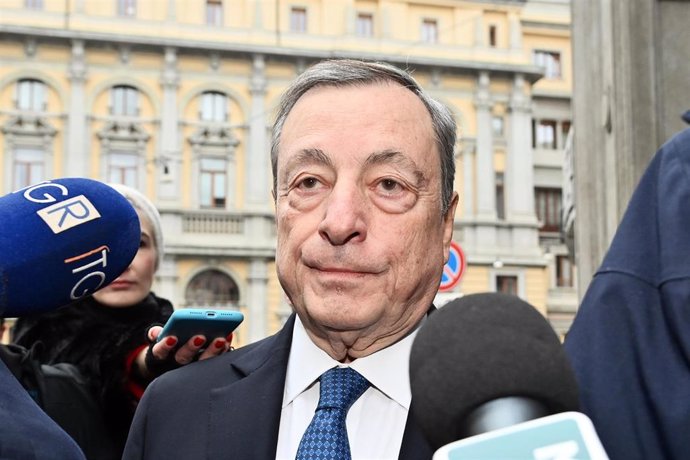Archivo - Mario Draghi, ex primer ministro de Italia