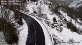 Foto: Cortada la DS-191 en Salamanca por nieve, que dificulta la circulación en once carreteras de CyL
