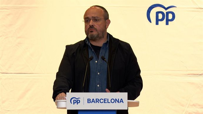 El líder del PP en Catalunya, Alejandro Fernández
