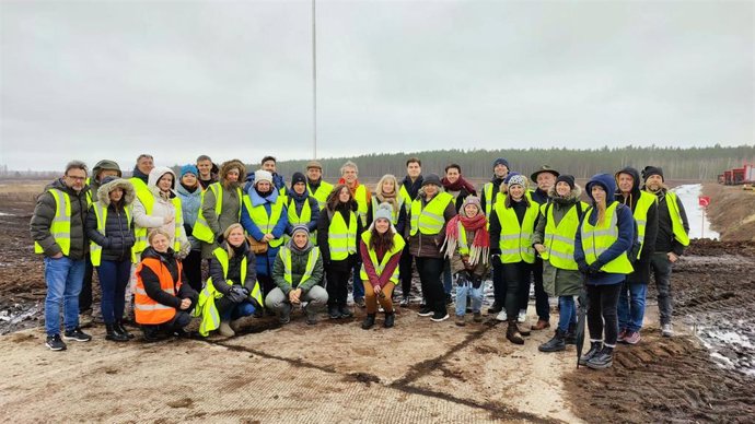 Participantes del taller interregional del Proyecto BioWind en Letonia, donde la Región de Murcia ha contado con representación.