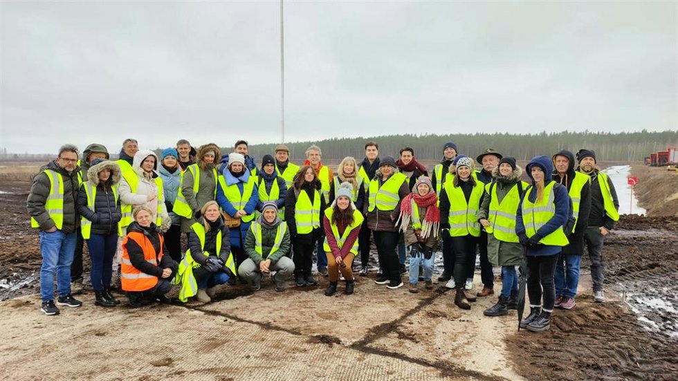 Participantes del taller interregional del Proyecto BioWind en Letonia, donde la Región de Murcia ha contado con representación.