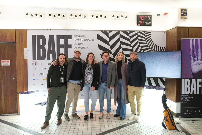 El director general del Instituto de las Industrias Culturales y las Artes, Manuel Cebrián, en la iniciativa Fikticia IBAFF del Festival Internacional de Cine de Murcia