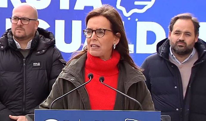 La vicesecretaria de Organización del Partido Popular, Carmen Fúnez.