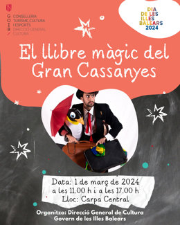 Cartel del espectáculo 'El llibre mgic del gran Cassanyes'